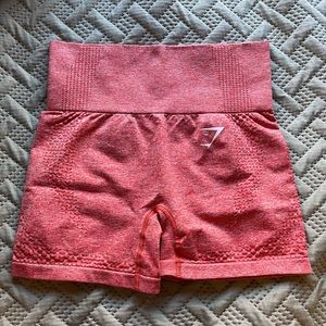 *SOLD* gymshark original orange vital seamless shorts -
